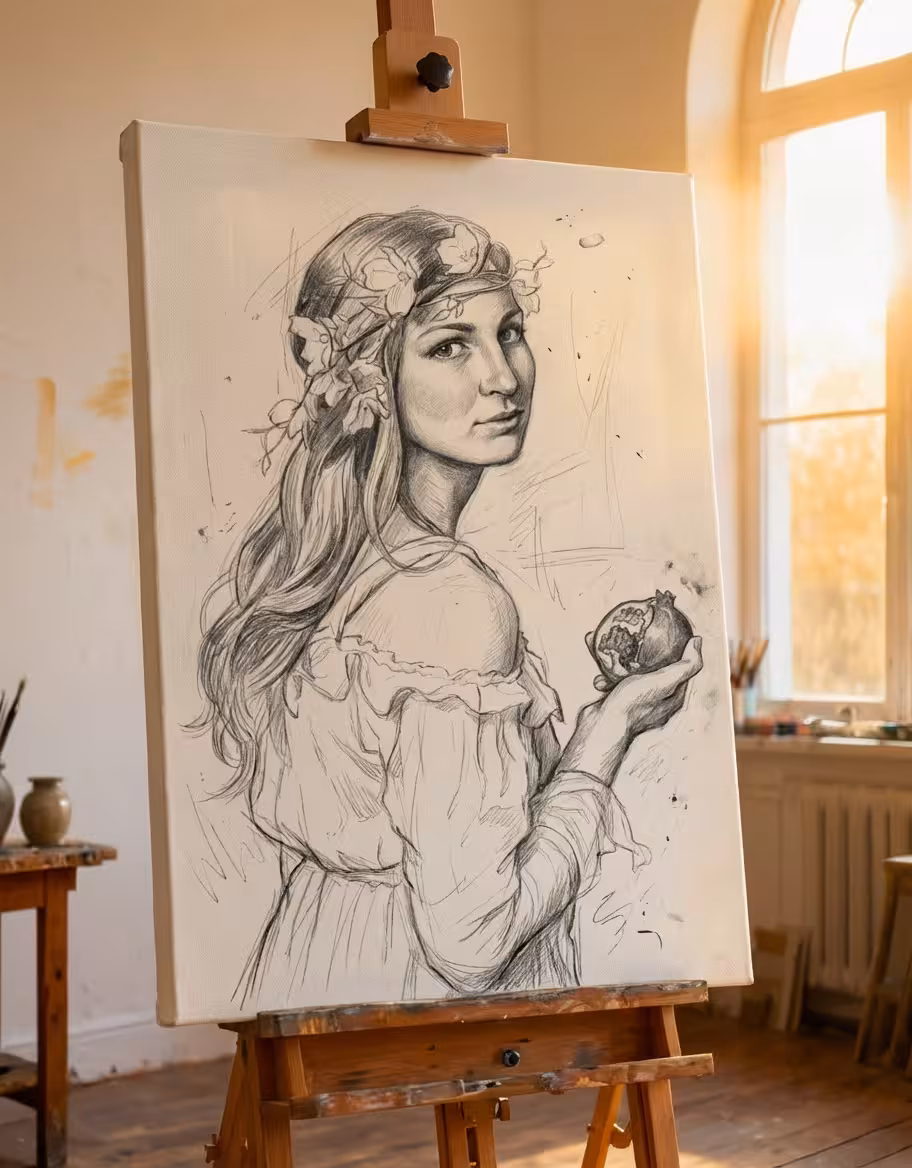 Карандашный эскиз